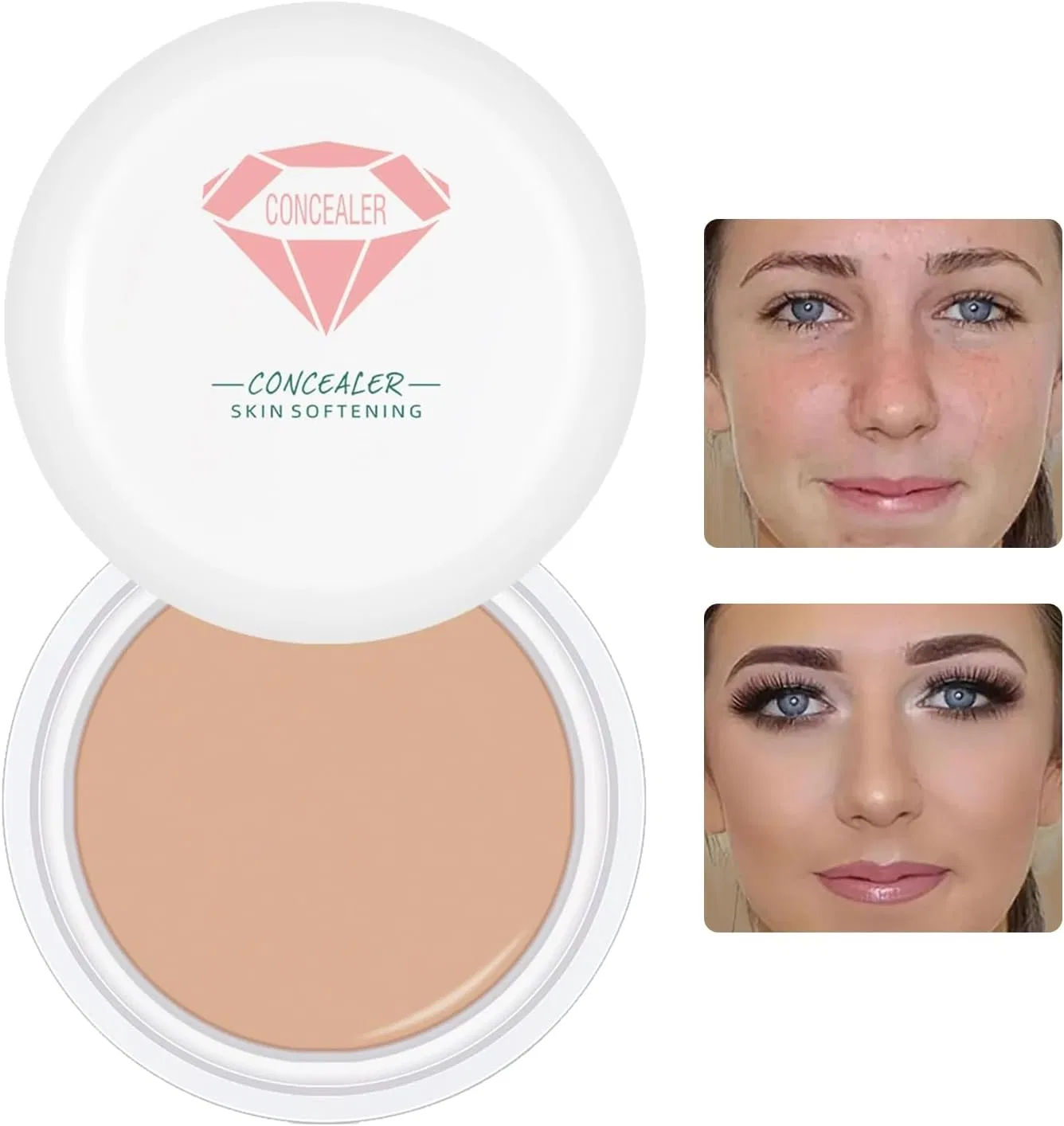 Консилер Full Coverage Matt Finish Skin Corrector Cream, светлый оттенок