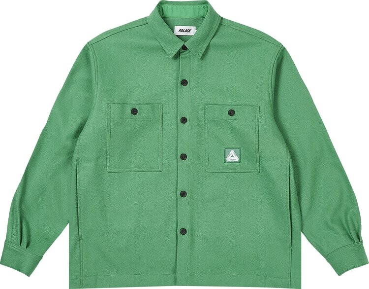 

Куртка Palace Wool Shirt 'Sweet Pea Green', зеленый