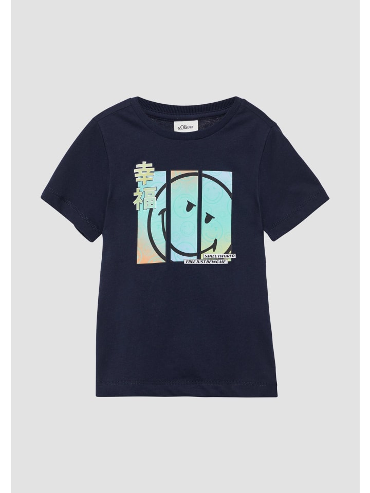 

s.Oliver Футболка цвета 5952_navy, Синий, s.Oliver Футболка цвета 5952_navy