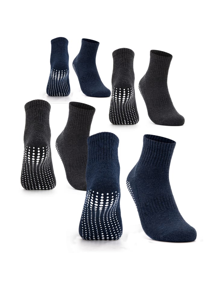 

Occulto Набор из 4 пар носков Andi Stopper черного и синего цвета