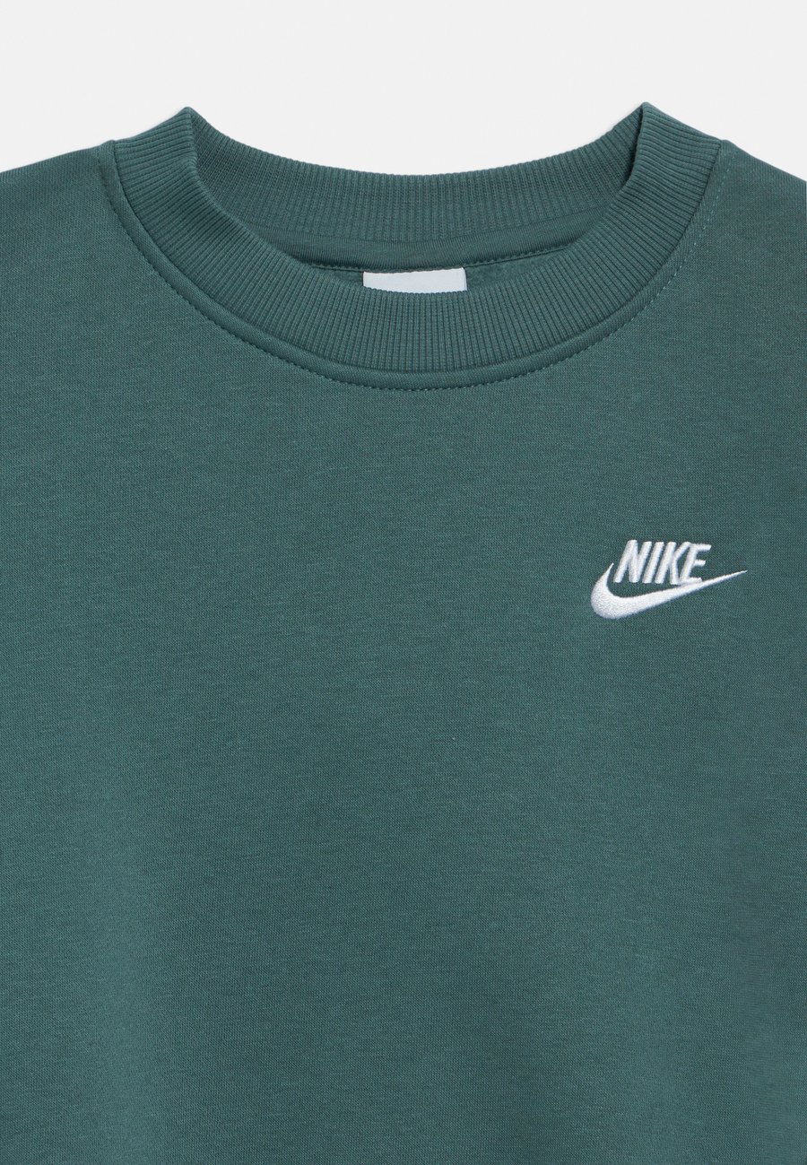 Толстовка Nike Sportswear CLUB CREW UNISEX, Mineral Slate/White/Teal — фото 3
