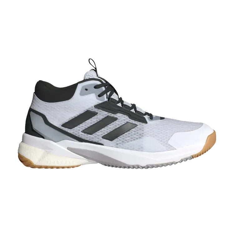 

Кроссовки Crazyflight 5 Mid Indoor, цвет White Black Grey, Белый, Кроссовки Crazyflight 5 Mid Indoor, цвет White Black Grey