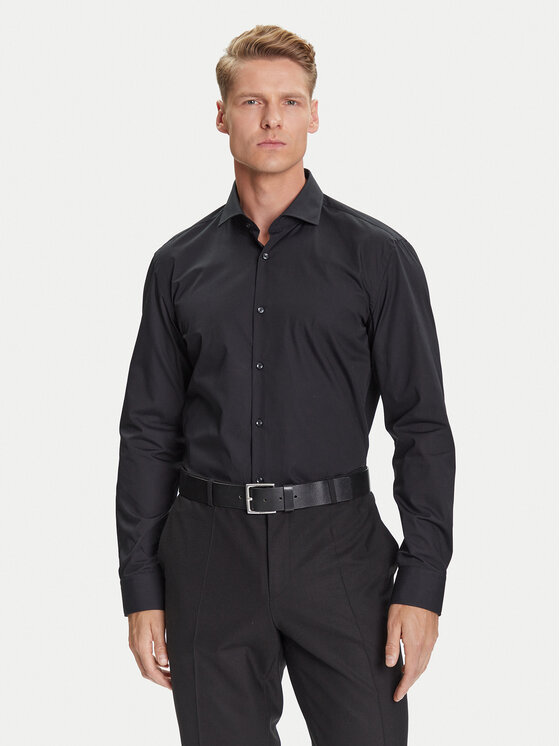 

Рубашка slim fit C-Jason 50293691 Hugo, чёрный