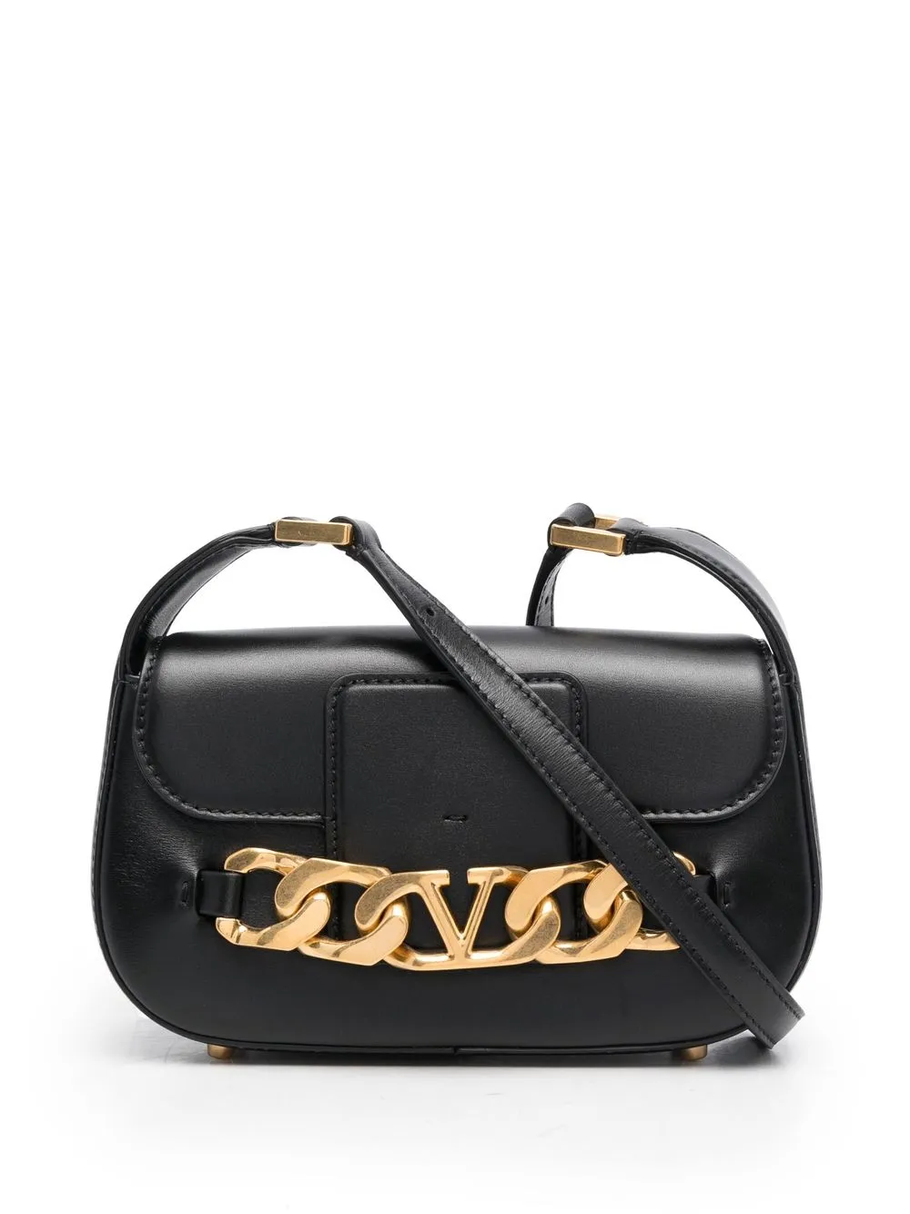 

Сумка через плечо с декором VLogo Chain VALENTINO GARAVANI, черный