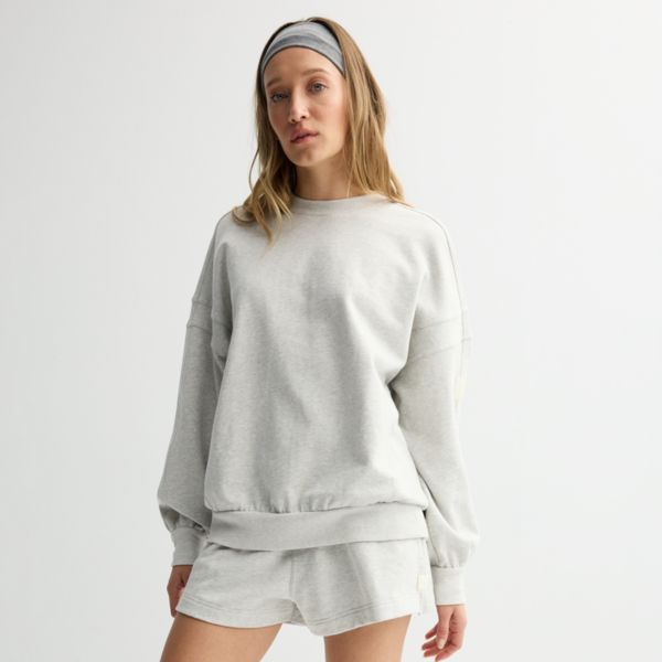 

Женский оверсайз свитшот из френч терри Flx, цвет dark shade heather