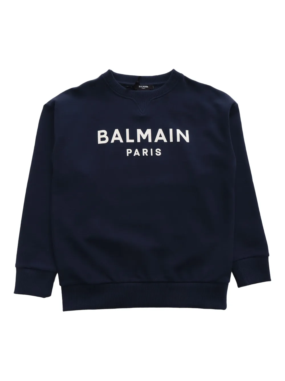 

Толстовка с логотипом Balmain Kids, синий