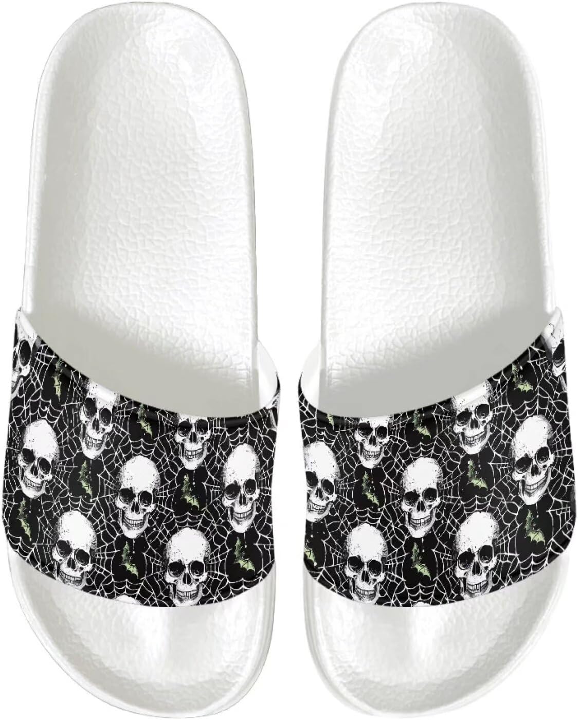 

Мужские шлепанцы сандалии Стильные летние тапочки Повседневные пляжные шлепанцы Нескользящие тапочки для ванной с белой подошвой Pugasmiru