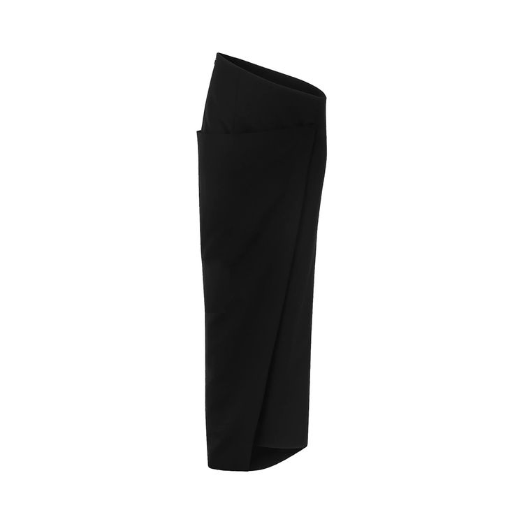 

Юбка Entire Studios Wrap Skirt 'Black Wool', черный