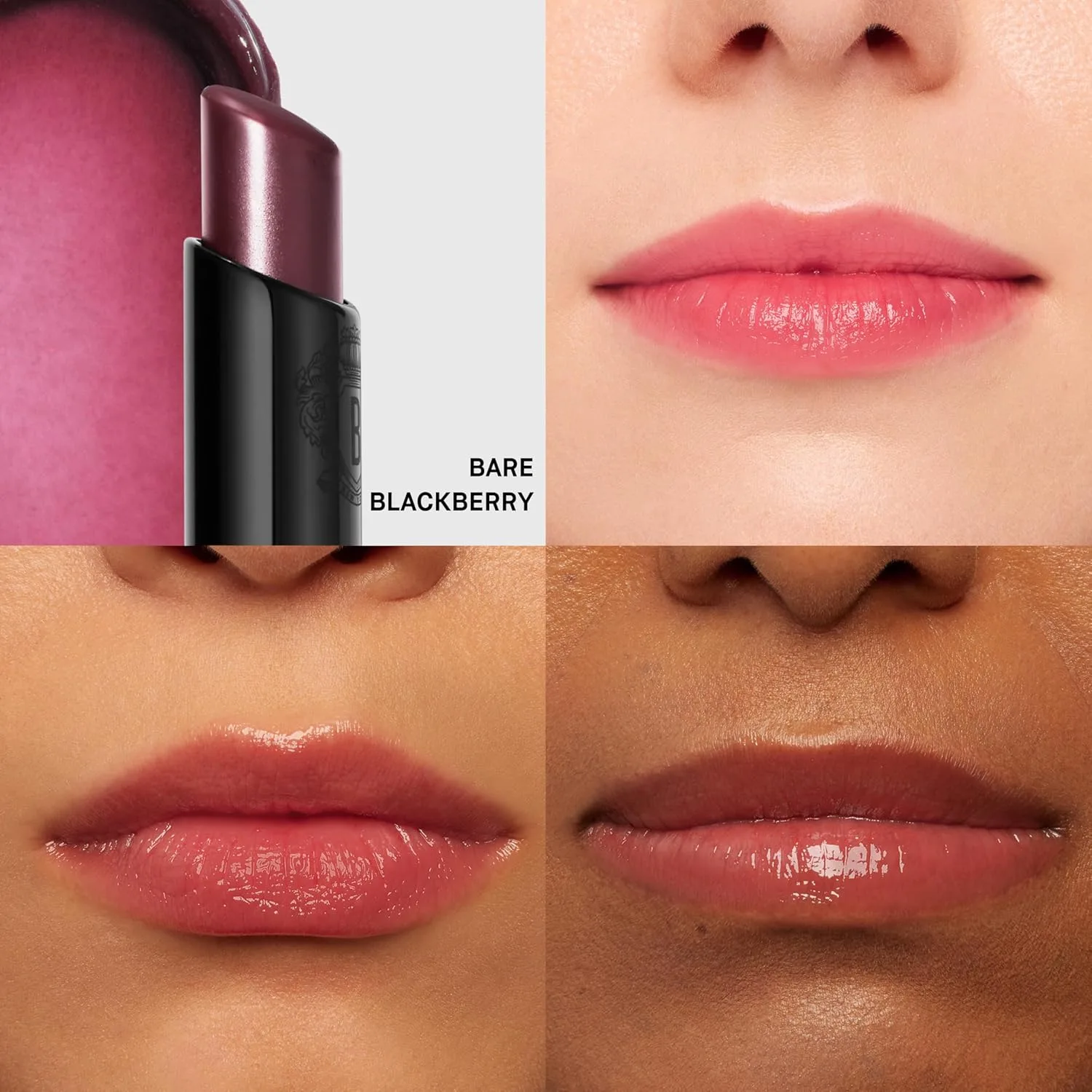 Bobbi Brown Extra Lip Tinted Balm | Увлажняющий бальзам для губ с технологией увеличения объема и пептидами, 0,08 унции, 08 Bare Blackberry (A dark berry tint) — фото 2