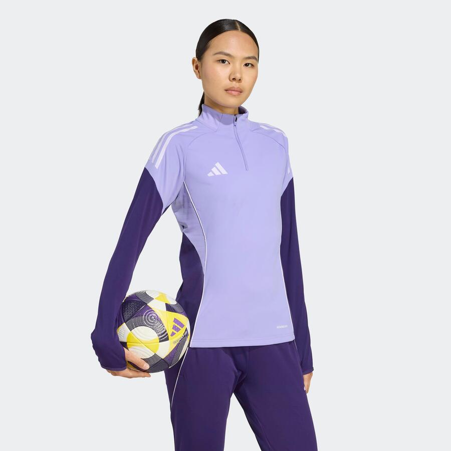 ADIDAS Женский тренировочный топ Tiro 25 Competition, фиолетовый — фото 3