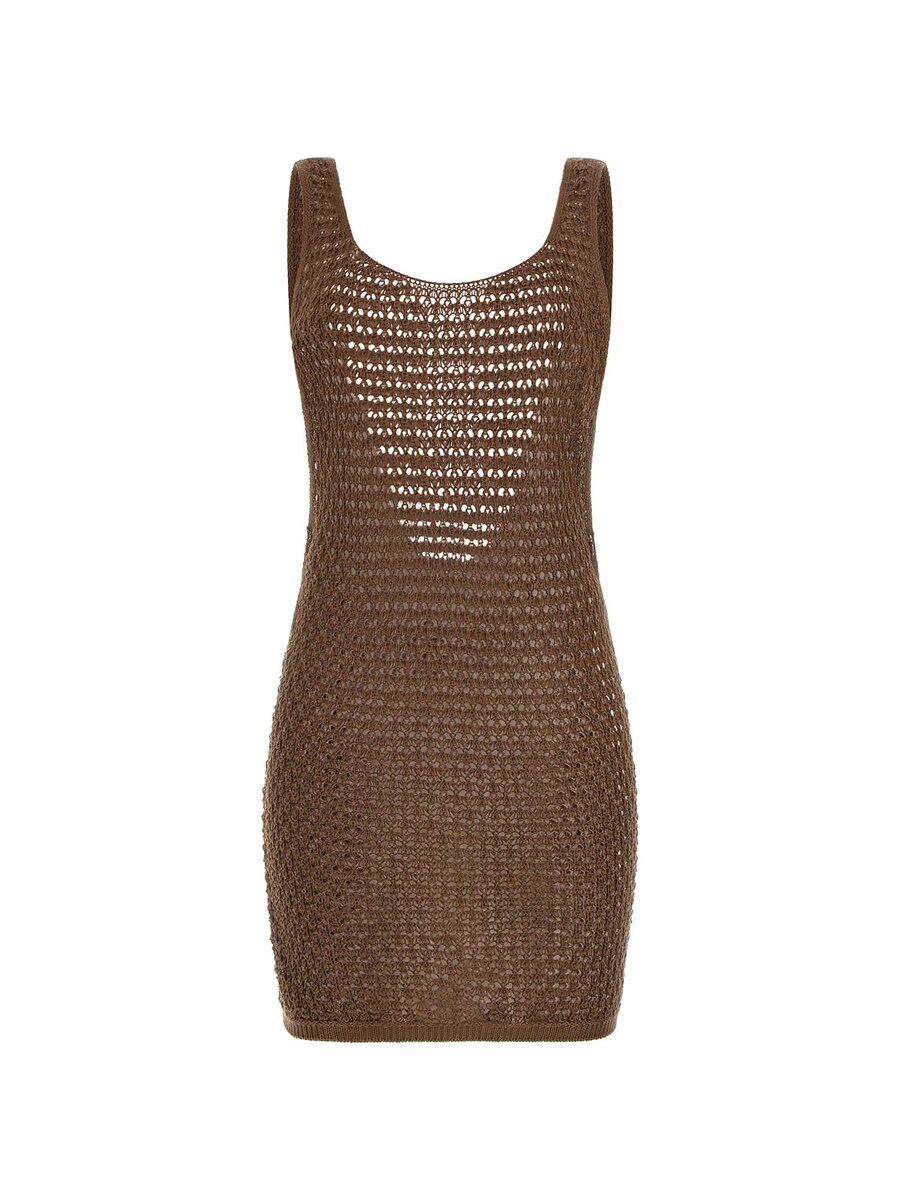 

Вязаное платье GUESS, оливковый
