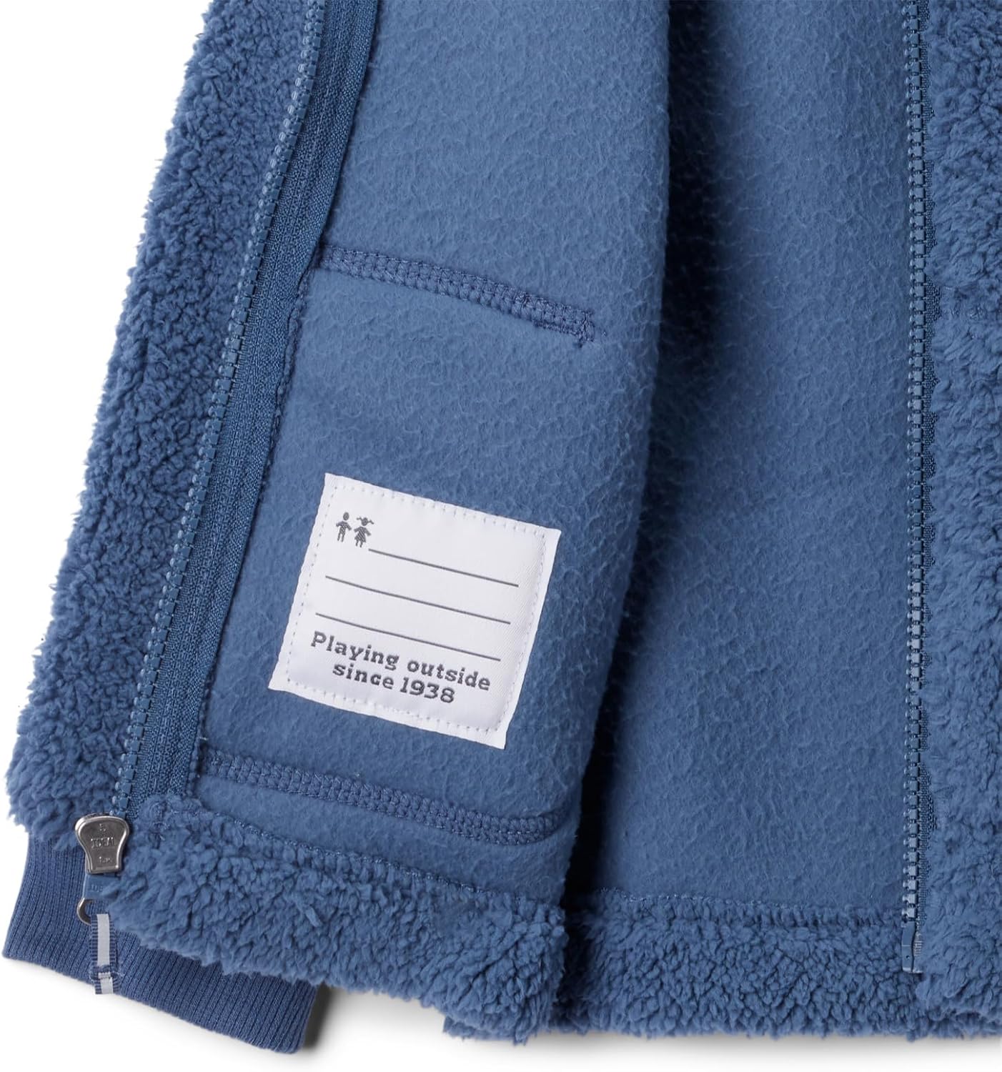Columbia Unisex Baby Rugged Ridge II Sherpa Full Zip, Dark Mountain — фото 3