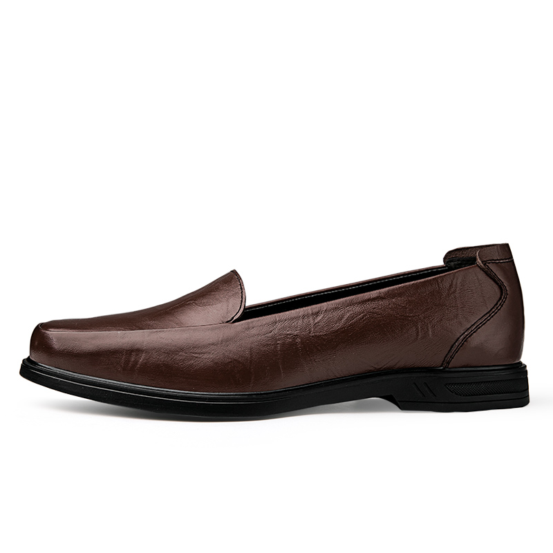 

Dao Tu Sen Повседневные кожаные туфли мужские низкие черные, темно-коричневые - темно-коричневый, цвет Dark Brown-(Z1005)