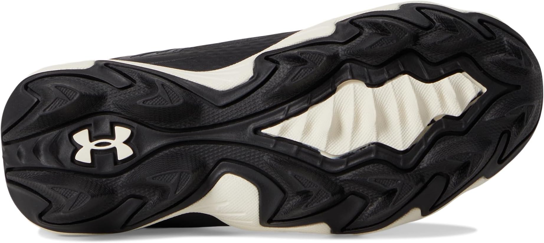 Кроссовки Under Armour Kids Glyde Sola Jr RM Softball Cleats, цвет Black/White/Black — фото 3