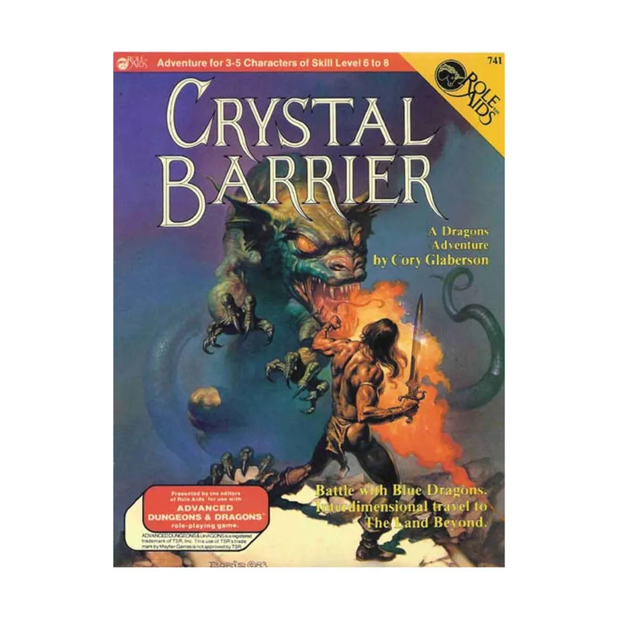 

Модуль Crystal Barrier, Roleaids - Fantasy Modules & Supplements (D&D, AD&D)
