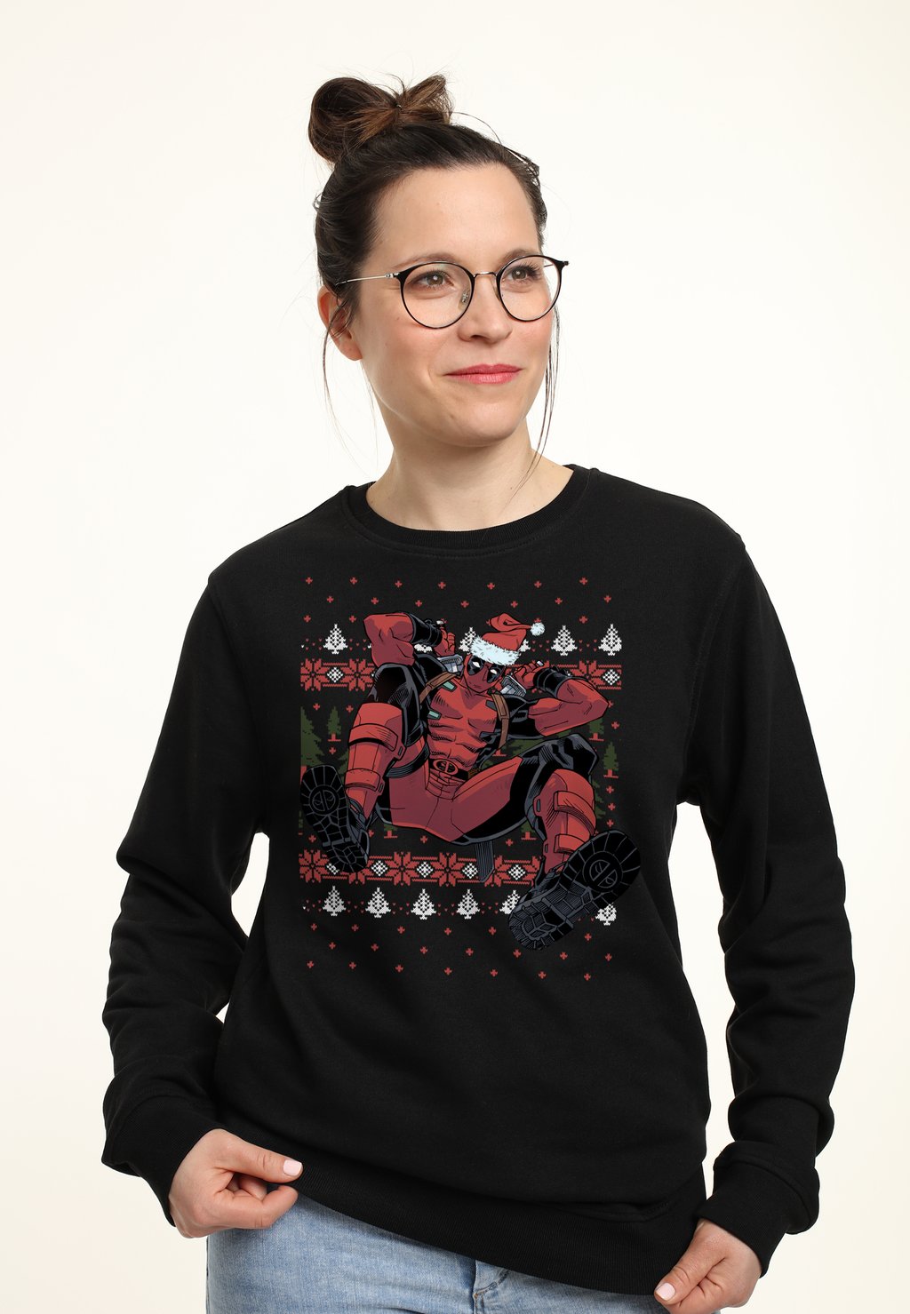 

Толстовка DEADPOOL CHRISTMAS KILLER Marvel, черный