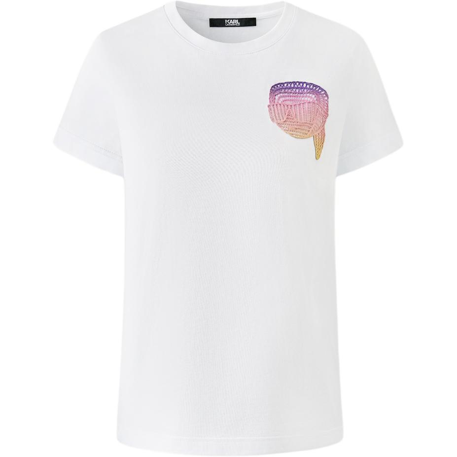 

Футболка KARL LAGERFELD женская KARL LAGERFELD/Karl Lagerfeld Jeans, белый