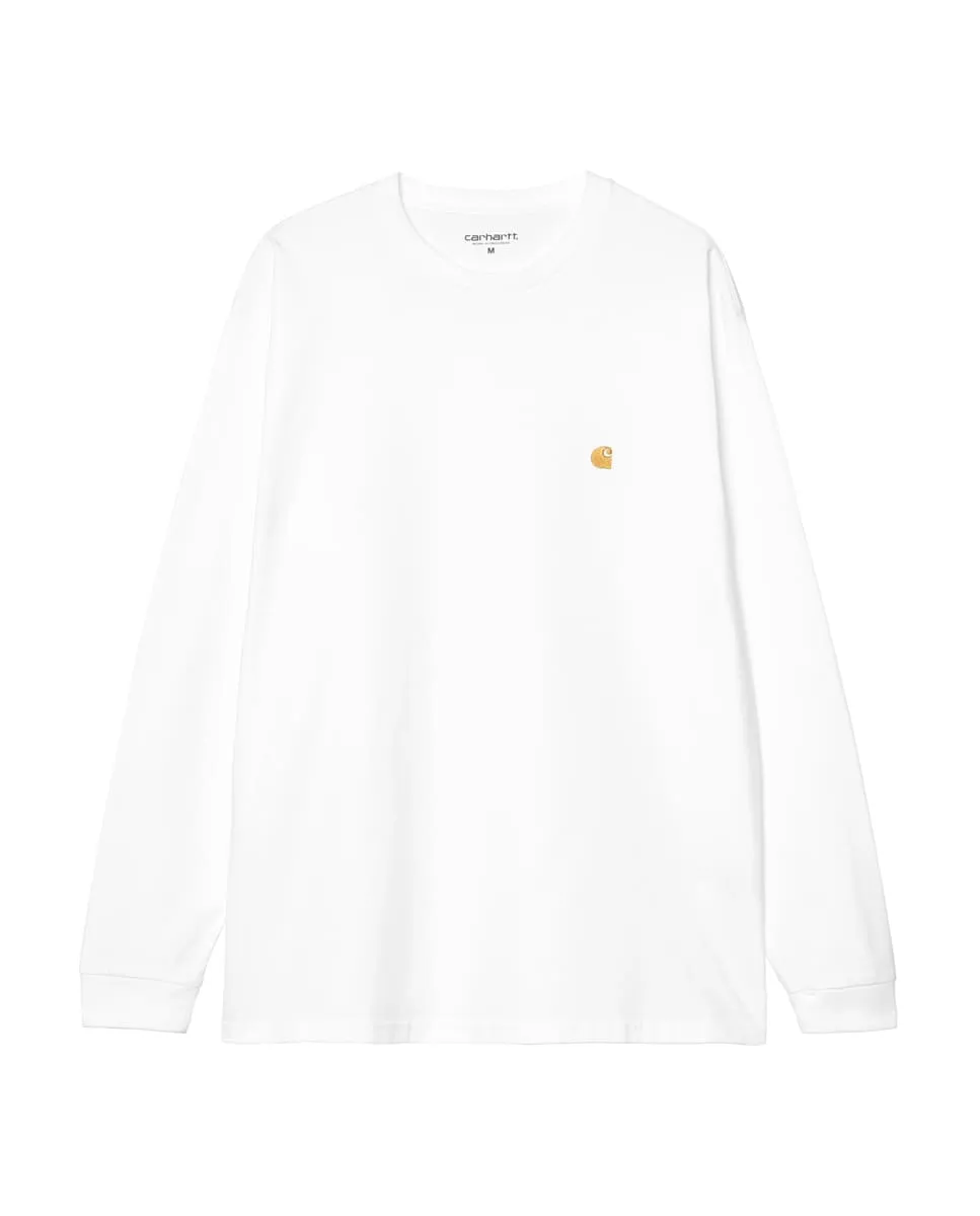 

Мужская футболка с длинным рукавом Chase Carhartt WIP, белый