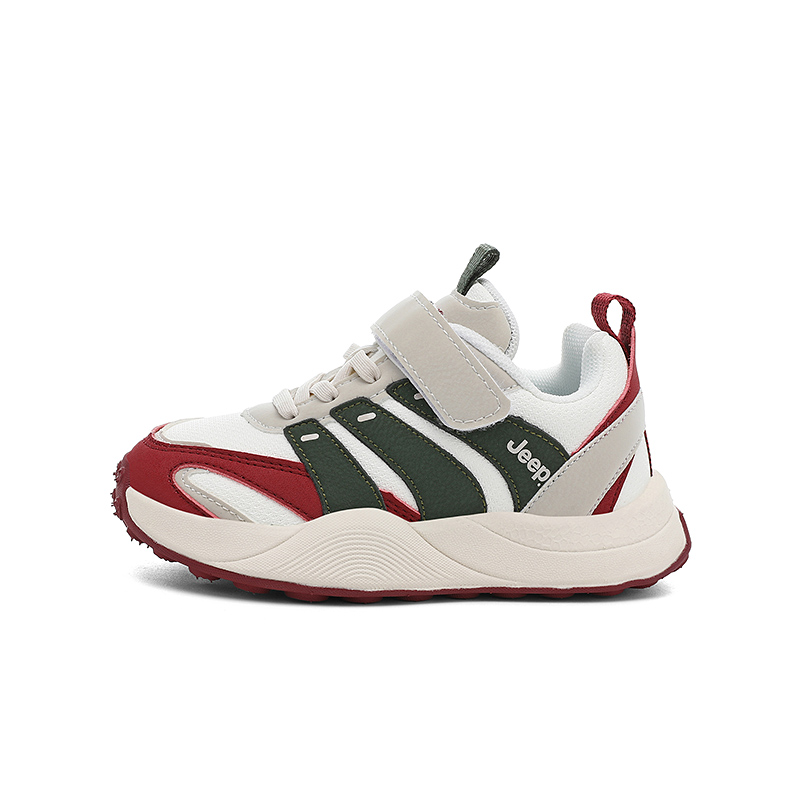 

Детские беговые кроссовки Urban Outdoors Jeep, айвори белый красный зеленый