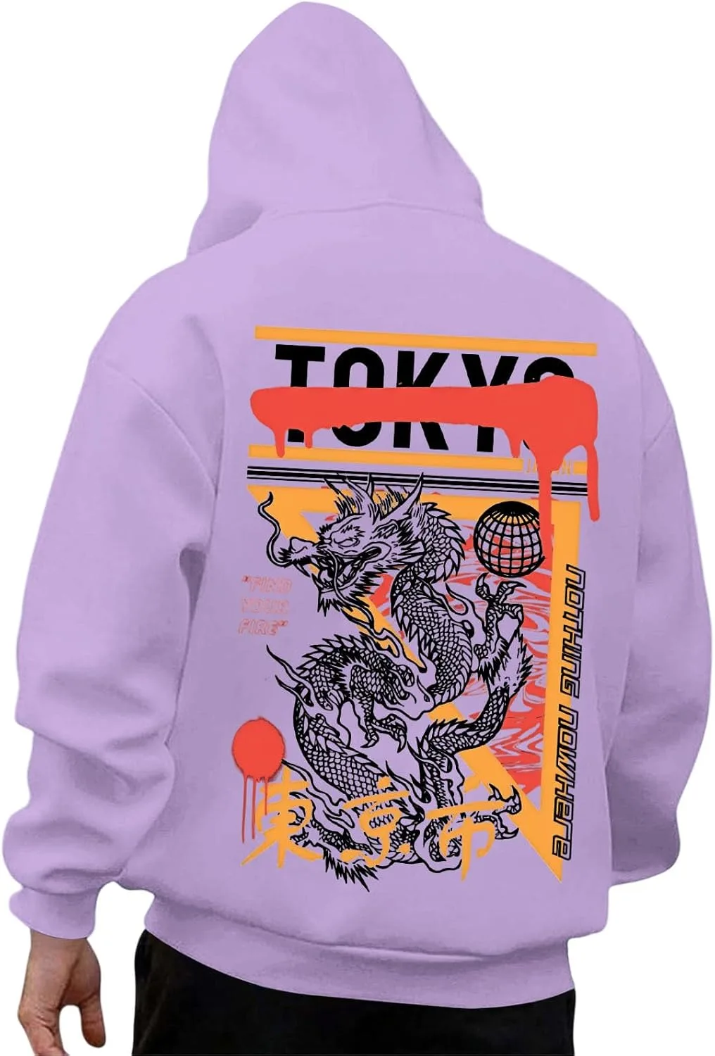 

Мужская худи с принтом Tokyo Dragon | Casual Jumlcwkoz