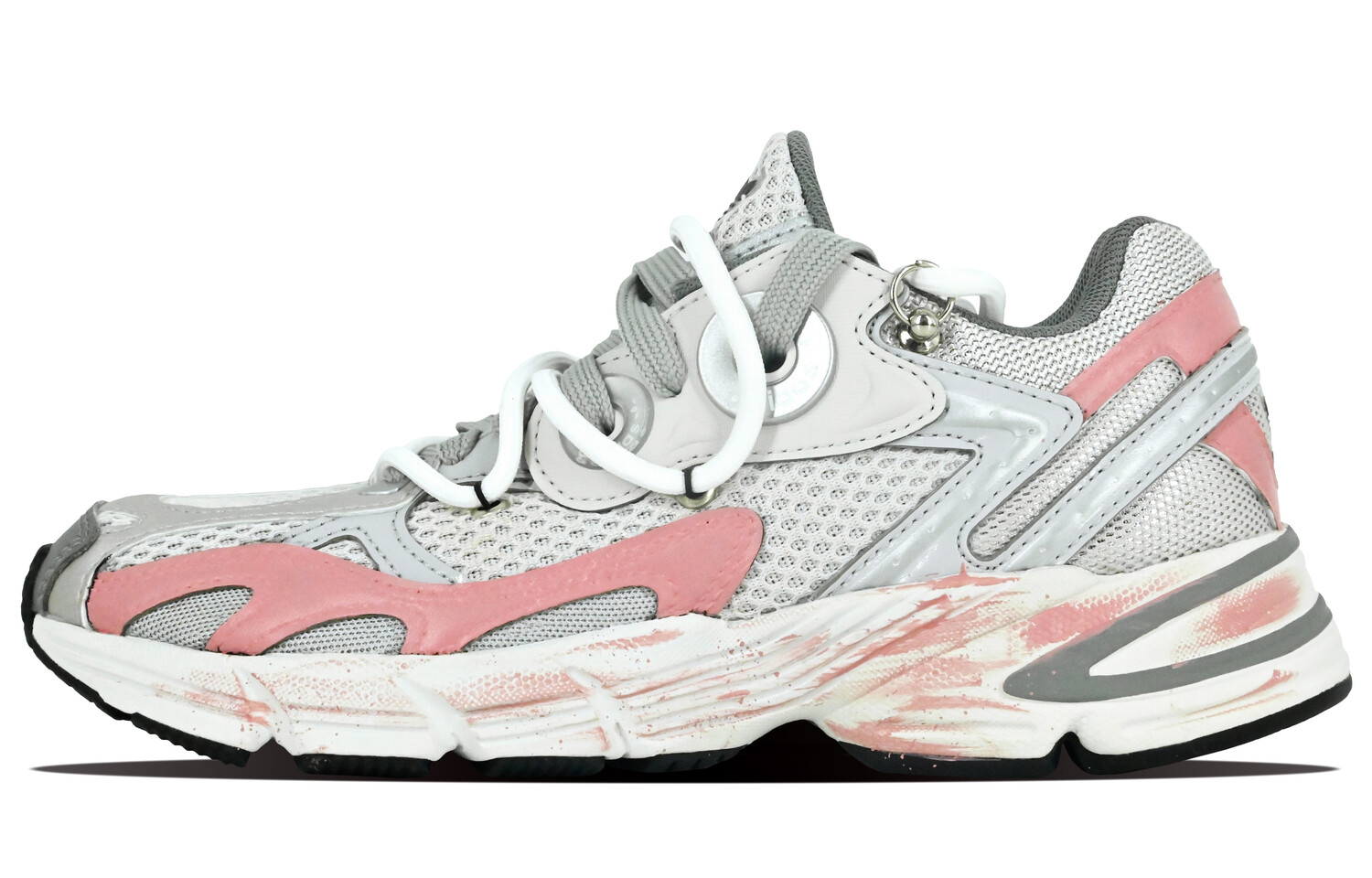 

Кроссовки Adidas Originals Astir, серый/розовый/белый