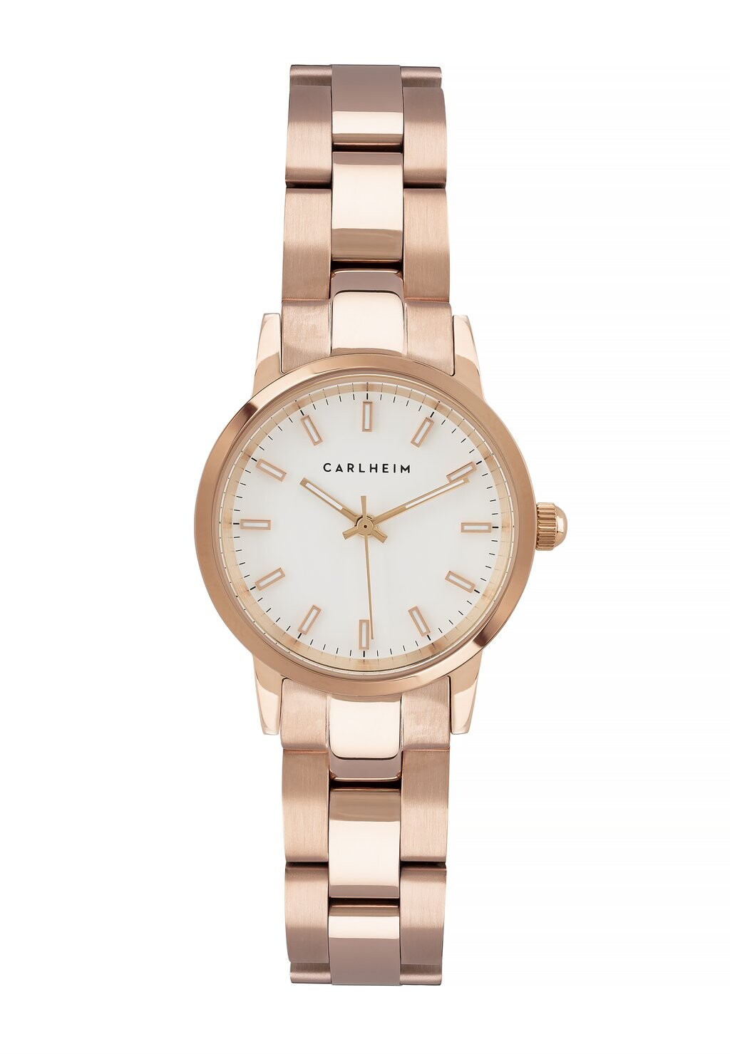 

Часы PETIT ROUND ANNA Carlheim, цвет rose gold/white