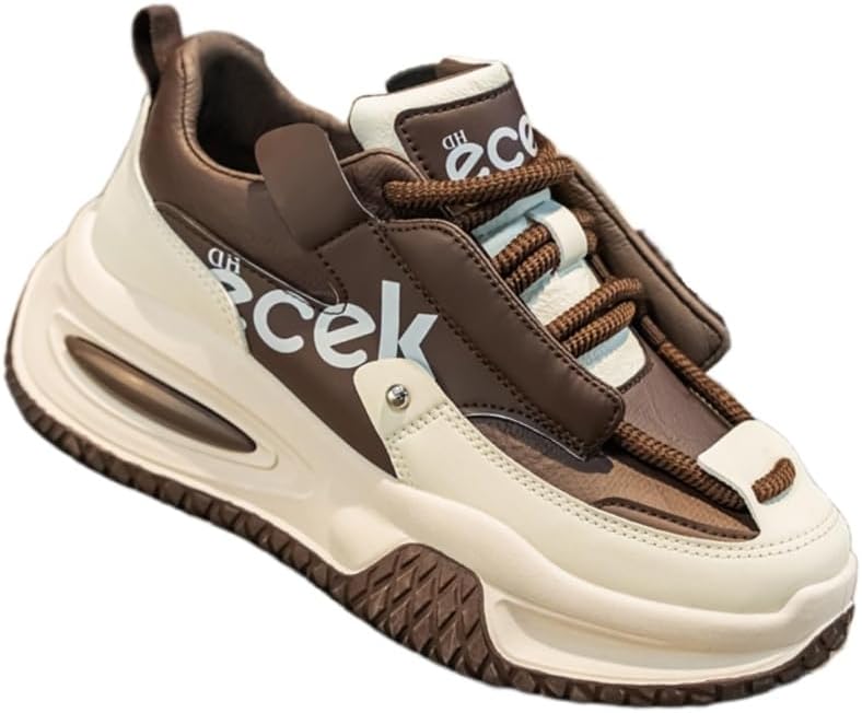 

Мужские кроссовки большого размера с толстой подошвой для повседневной носки и бега. Противоскользящие, прочные, дышащие и удобные. Ретро и модные, универсальные Fmshi, хаки