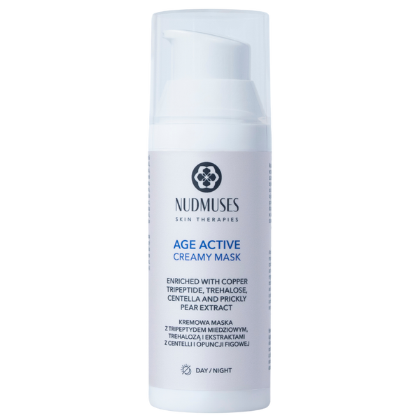 

Кремовая маска для лица с трипептидом меди и центеллой, 50 мл Nudmuses Age active creamy mask