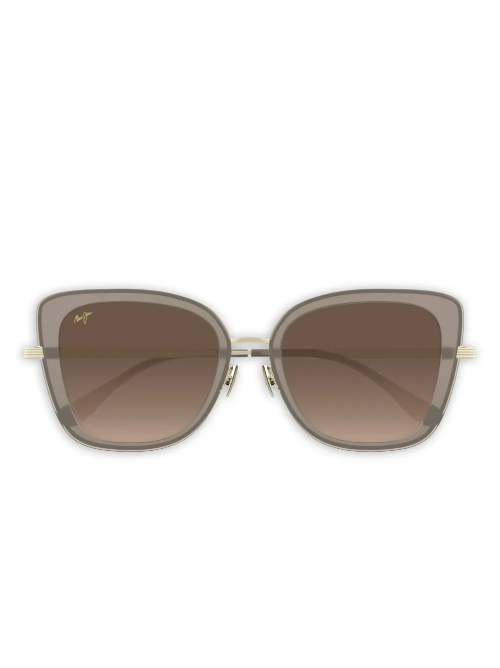

Солнцезащитные очки Violet Lake в оправе 'кошачий глаз' Maui Jim, коричневый