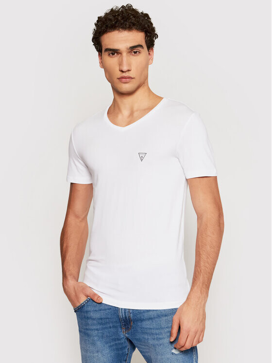 

Футболка узкого кроя Guess, белый