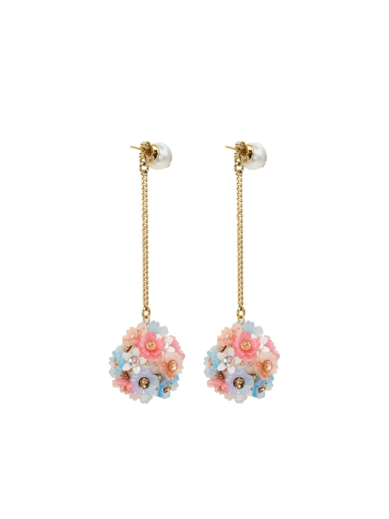 

Серьги-ромашки Jimmy Choo, нейтральный