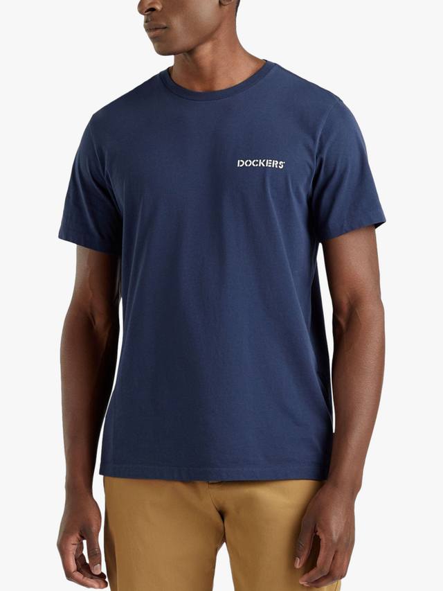 

Футболка из хлопка с графическим логотипом Dockers