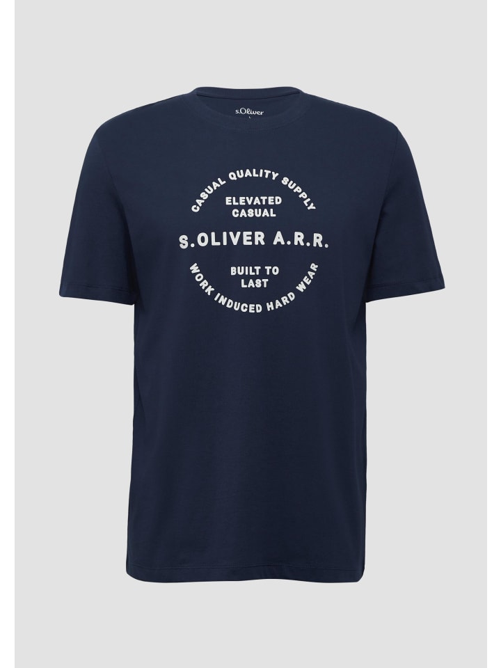 

Футболка цвета 58D1_глубокий синий s.Oliver