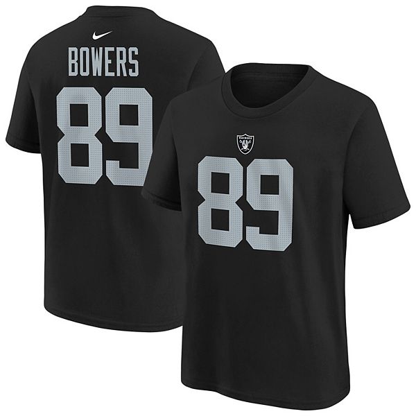 

Футболка с именем и номером игрока Brock Bowers Las Vegas Raiders Nike