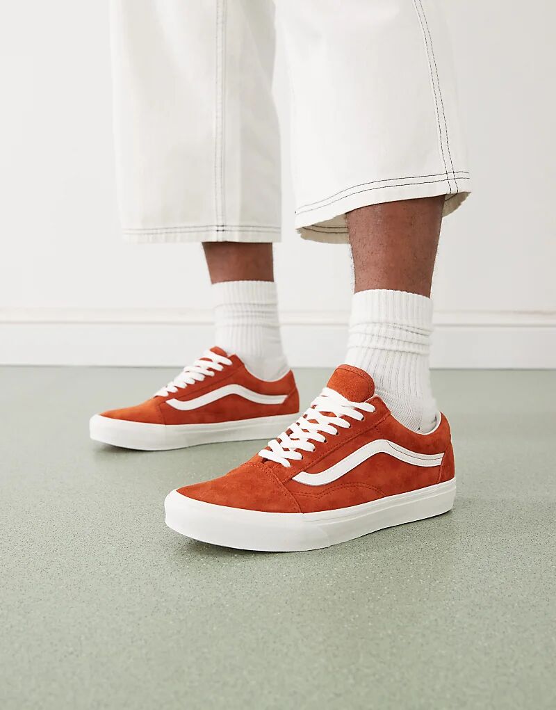 Кроссовки Vans Old Skool оранжевого цвета