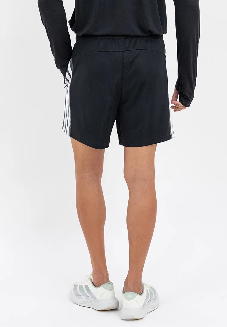 Шорты спортивные, три полоски, Workout Essentials All-Set, Adidas, черный — фото 3