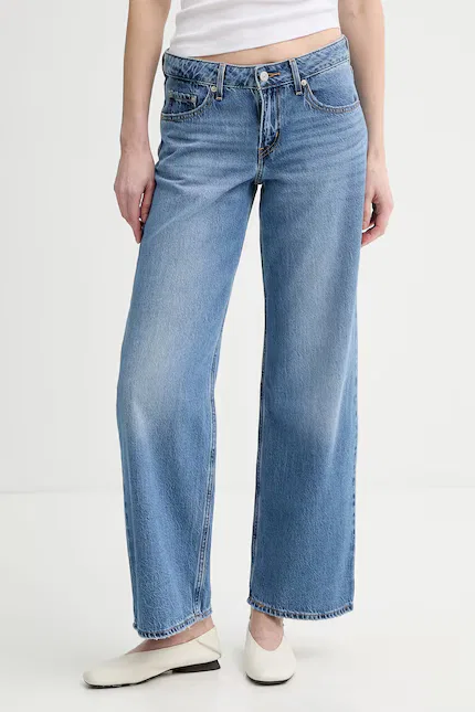 Джинсы свободные LOW Levi's, синий