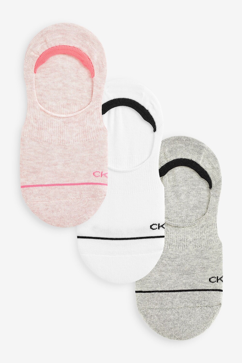 

Высокие носки 3 пары Calvin Klein, розовый
