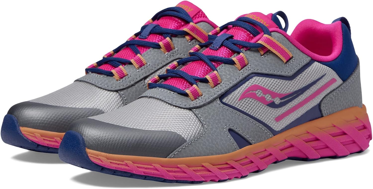 

Беговые кроссовки Saucony Wind Shield 2.0, синий/розовый/серый