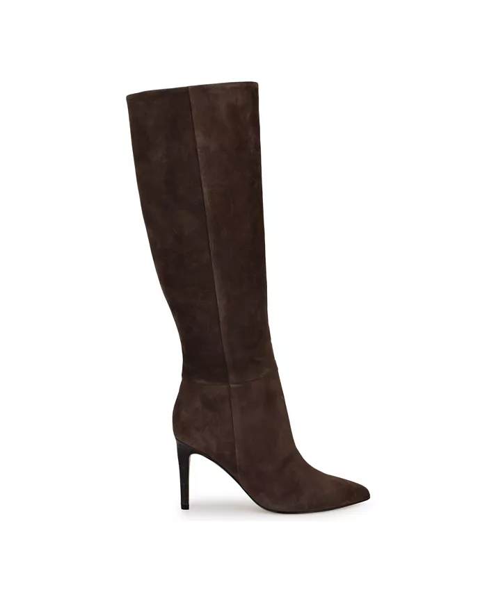 Женские сапоги Richy на высоком каблуке-стилет Nine West, коричневый — фото 2