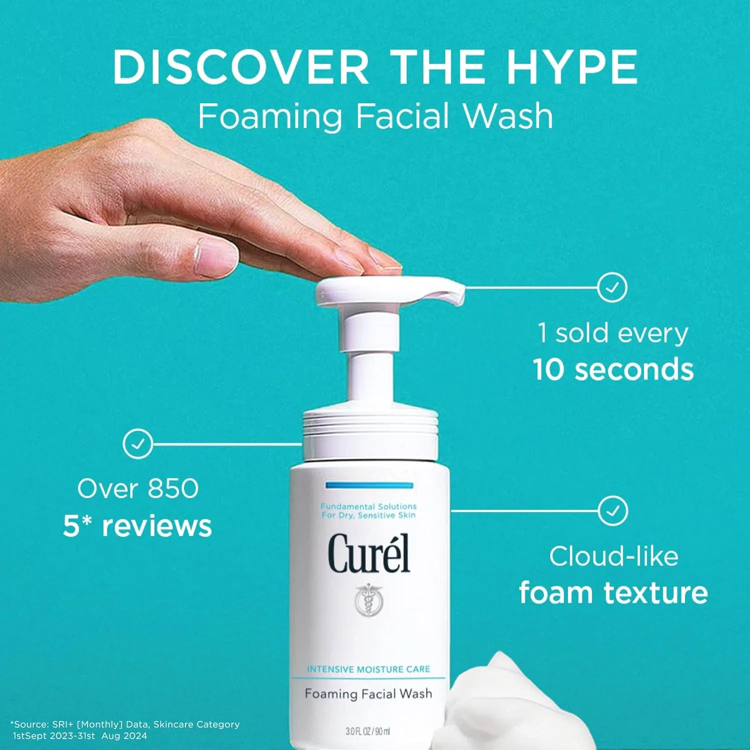 Пенка для умывания Curel — Gentle Cleansing для сухой чувствительной кожи от — фото 2