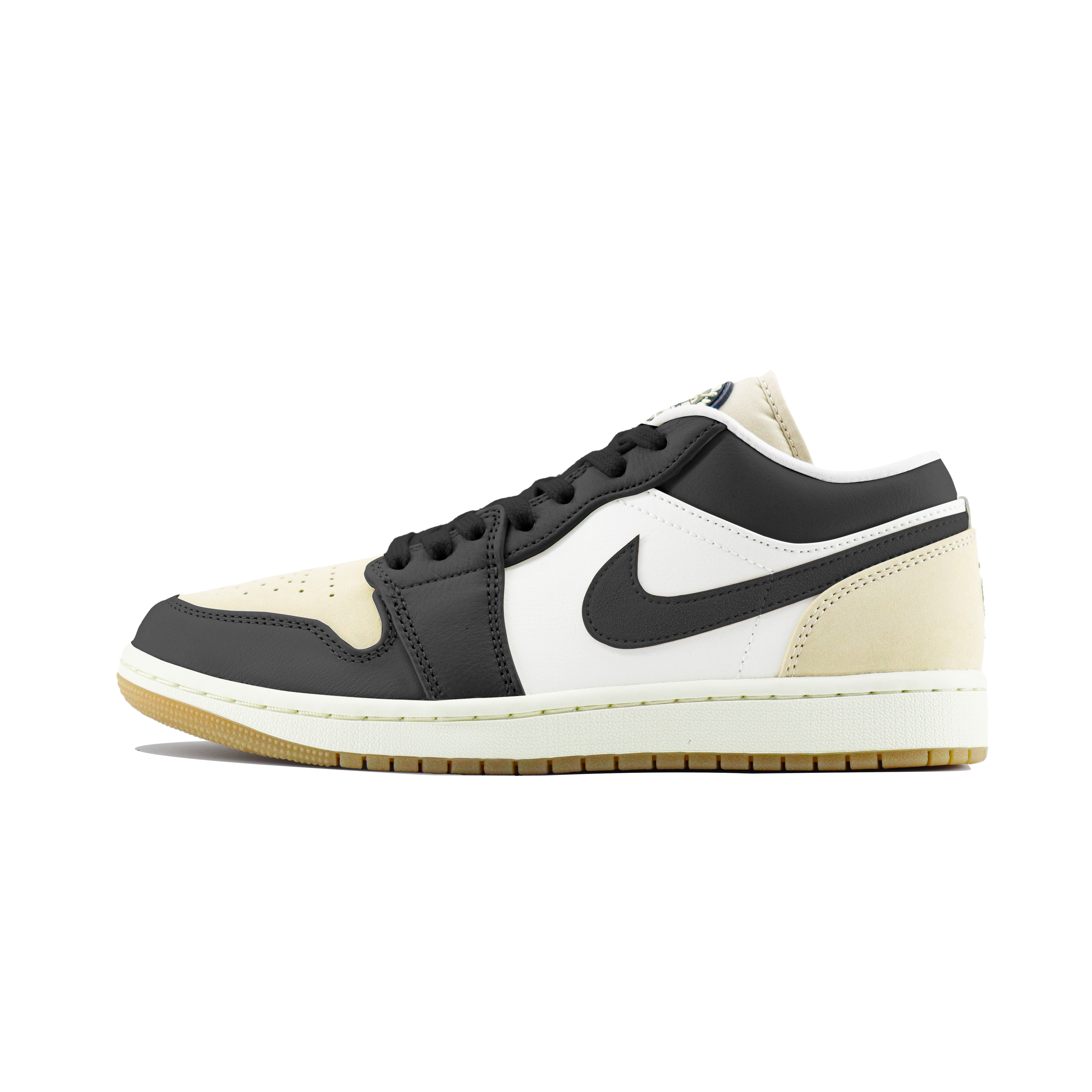 

Jordan Баскетбольные кроссовки Air 1 Low Dongdan, износостойкие, винтажные, белые, коричневые