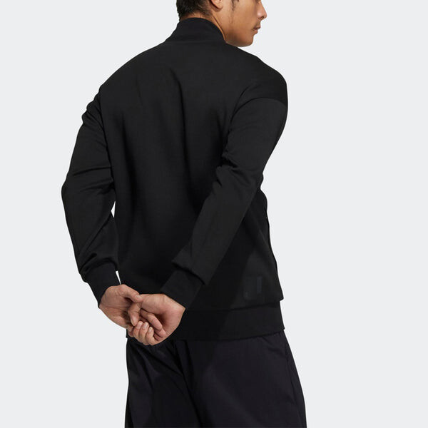 Куртка Men's adidas Martial Arts Series Logo Printing Sports Jacket Black, черный — фото 3