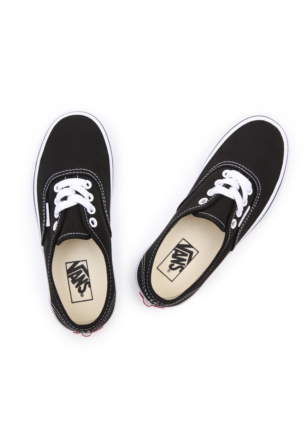 Низкие кроссовки Authentic Vans, цвет black true white — фото 2