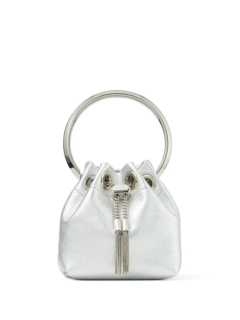 

Сумка-ведро Bon Bon JIMMY CHOO, серебяный