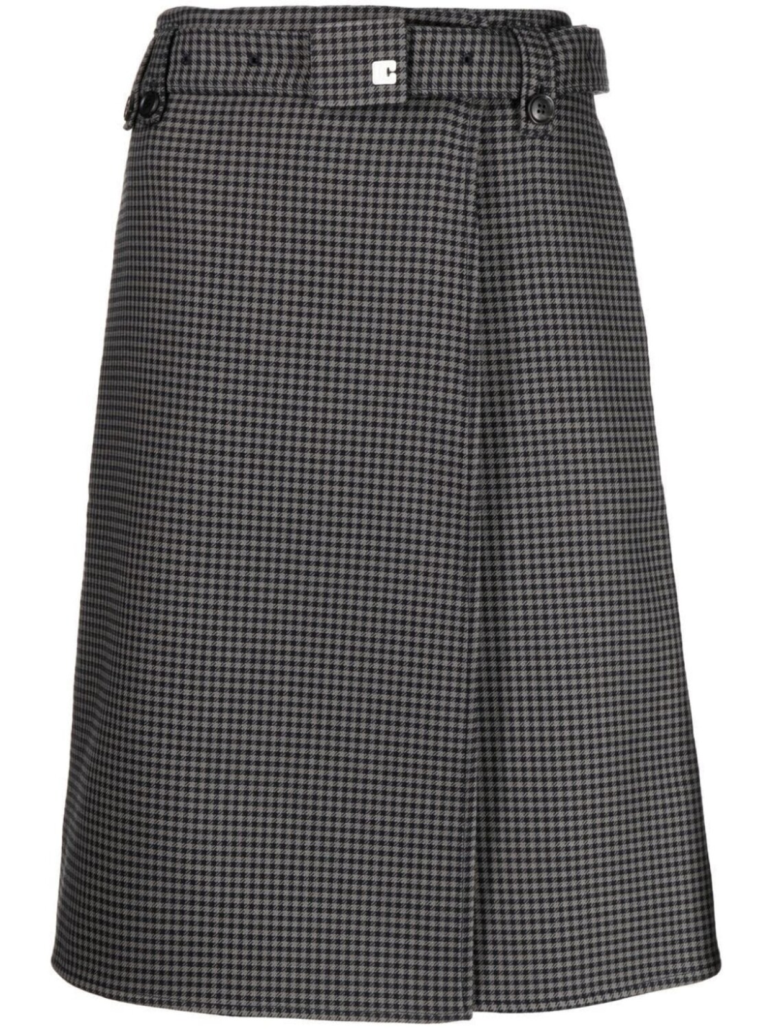 

Юбка в ломаную клетку Low Classic, серый