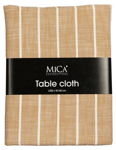 

Скатерть Mica Decorations Alivo, 140x1x250 см цвет braun/weiß