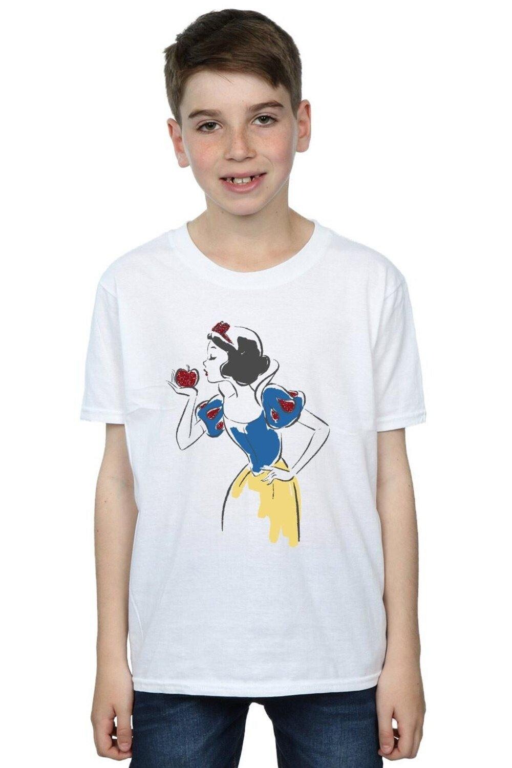 

Футболка с блестками Snow White Apple Disney Princess, белый