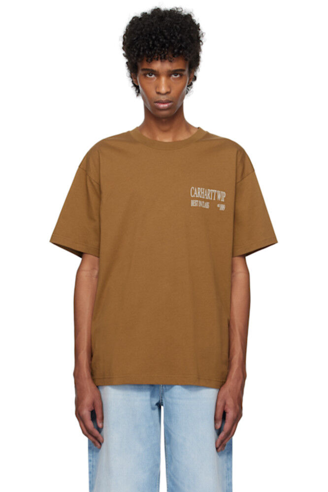 

Коричневая футболка «Лучшая в своем классе» Carhartt Work In Progress
