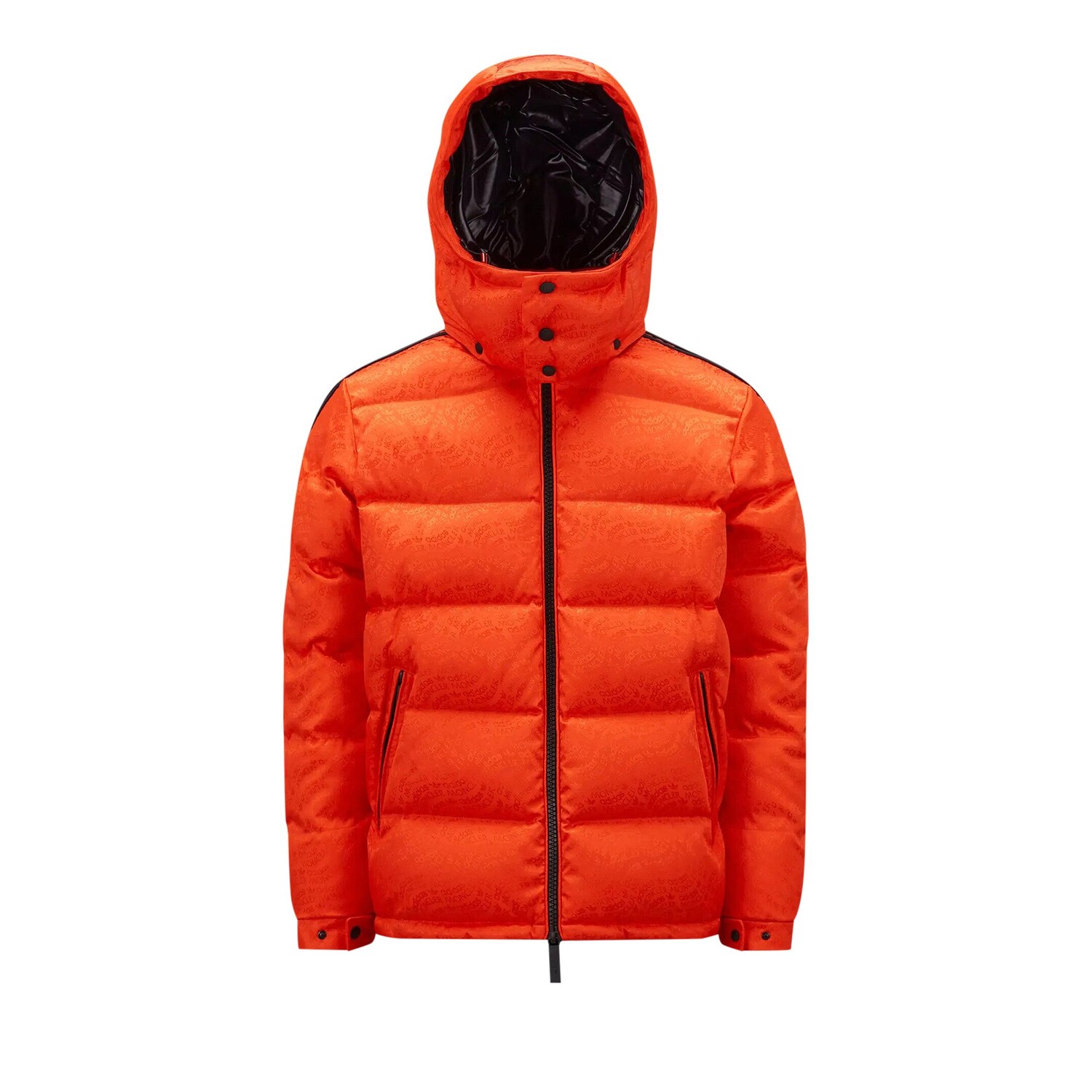 

Короткий пуховик Moncler x adidas Alpbach, оранжевый